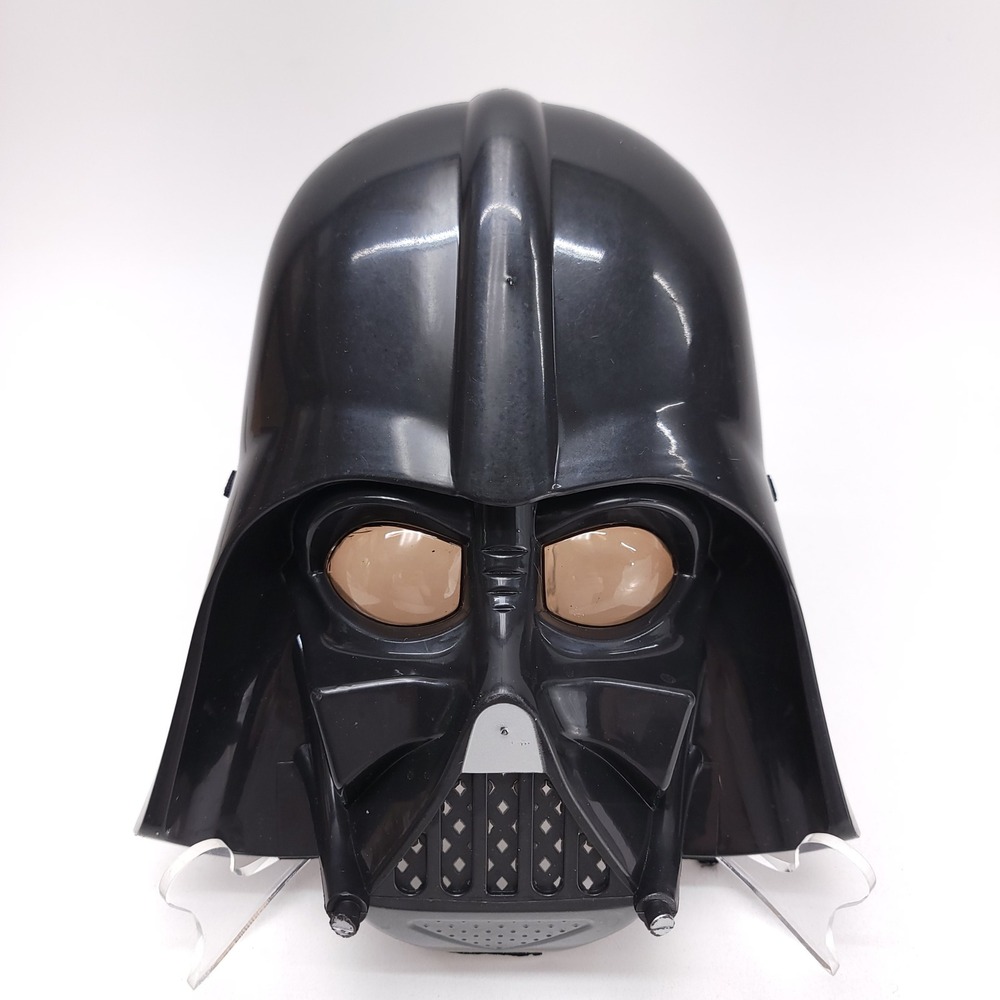 Star Wars Darth Vader Mask Rubies Lucasfilm 2011 Black Plastic Costume Accessory